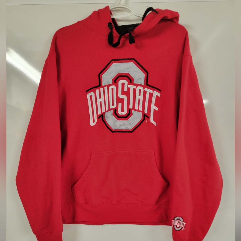 Ohio State XL Red Pullover Hoodie NCAA CBB March Madness CFB Football